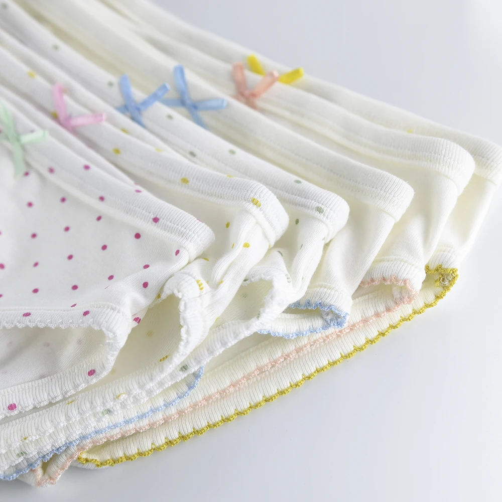 SLAIXIU/3 шт./партия хлопковые детские трусики милый галстук бабочка для девочек