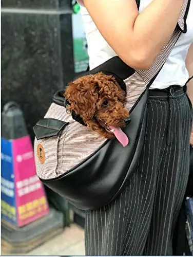 Coffee Переноска для маленьких собак, кошек, Hands Free, для питомцев, щенков, двусторонняя сумка для щенков, для щенков, маленьких собак и кошек, для путешествий на открытом воздухе - Цвет: Coffee