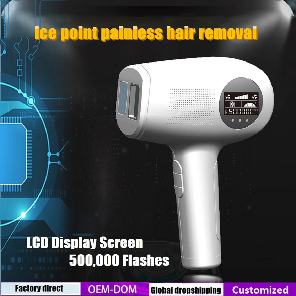 500000 Flashes Ice Point Painless Portable Epilator Home use Multifunctional Permanent Hair Remover | Бытовая техника