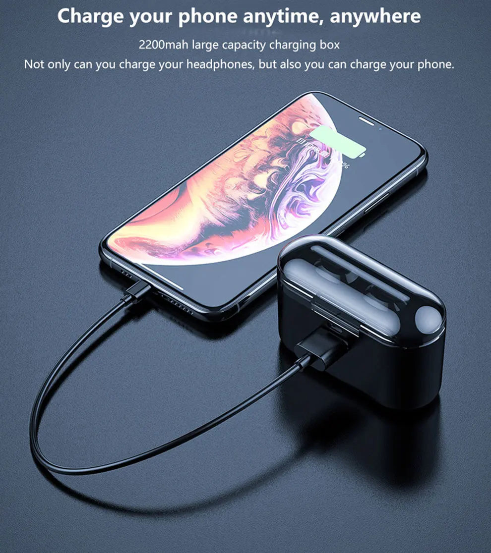 TWS Bluetooth 5,0 беспроводные наушники Bluetooth наушники для телефона наушники Беспроводная Bluetooth гарнитура наушники для мобильного