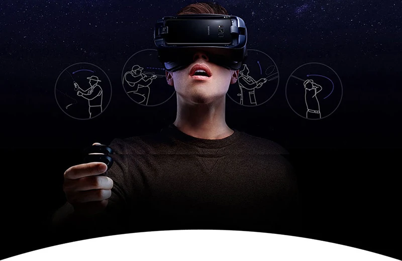 Gear VR 5,0 3D очки шлем виртуальной реальности Встроенный гироскоп Sens для samsung Galaxy S9 S9Plus S8 S8+ Note5 S6 S6 Edge+ S7 S7Edge