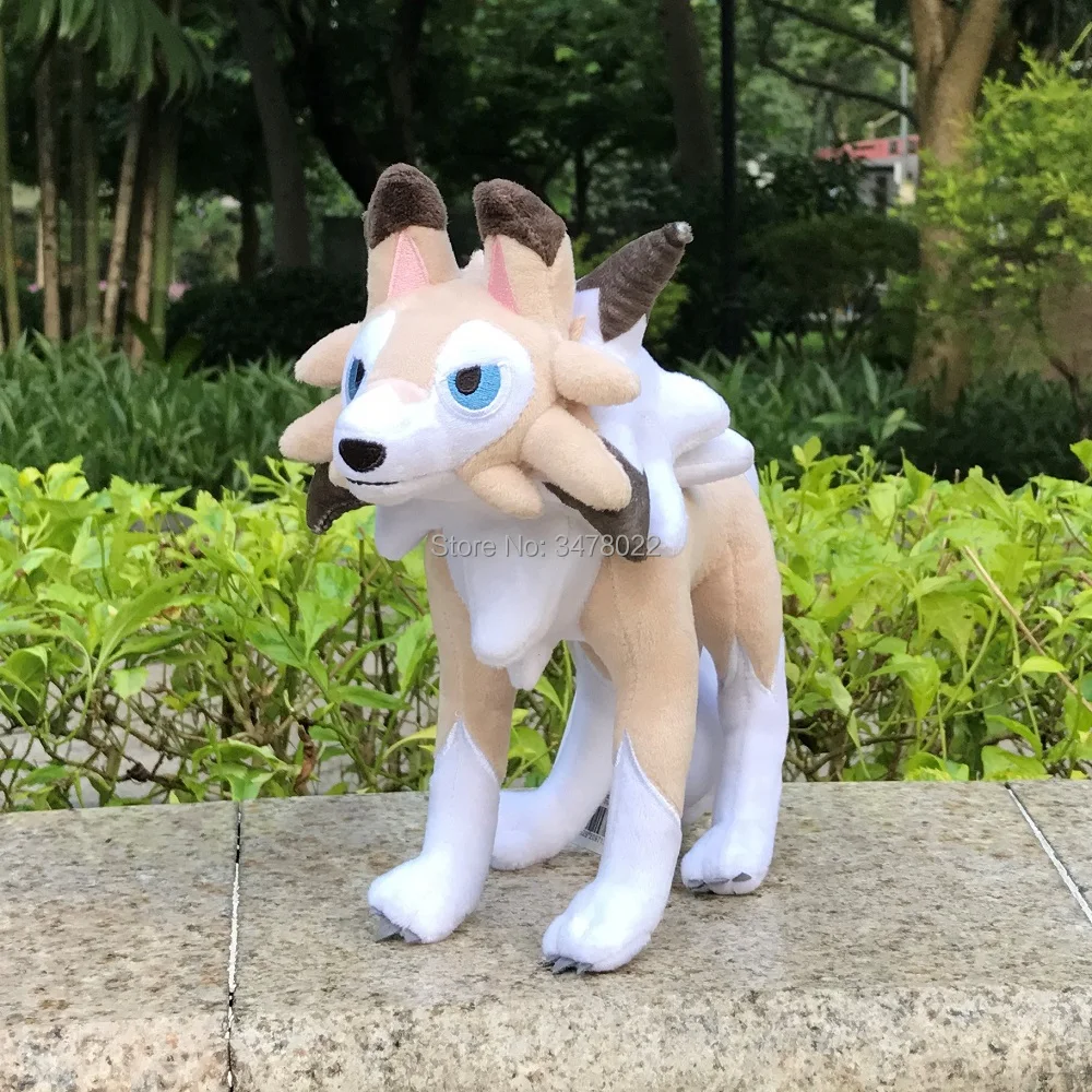 Фото TAKARA TOMY Pokemon Lycanroc 9 дюймов плюшевая мягкая аниме игрушка мультяшная Мягкая кукла №3