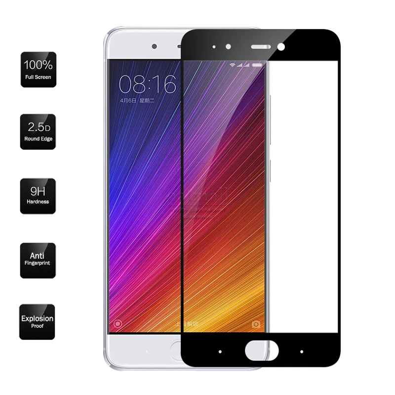 Новинка 0 26 мм пленка из закаленного стекла для Xiao mi 5 5X Защитная экрана A1 5S 5C cristal