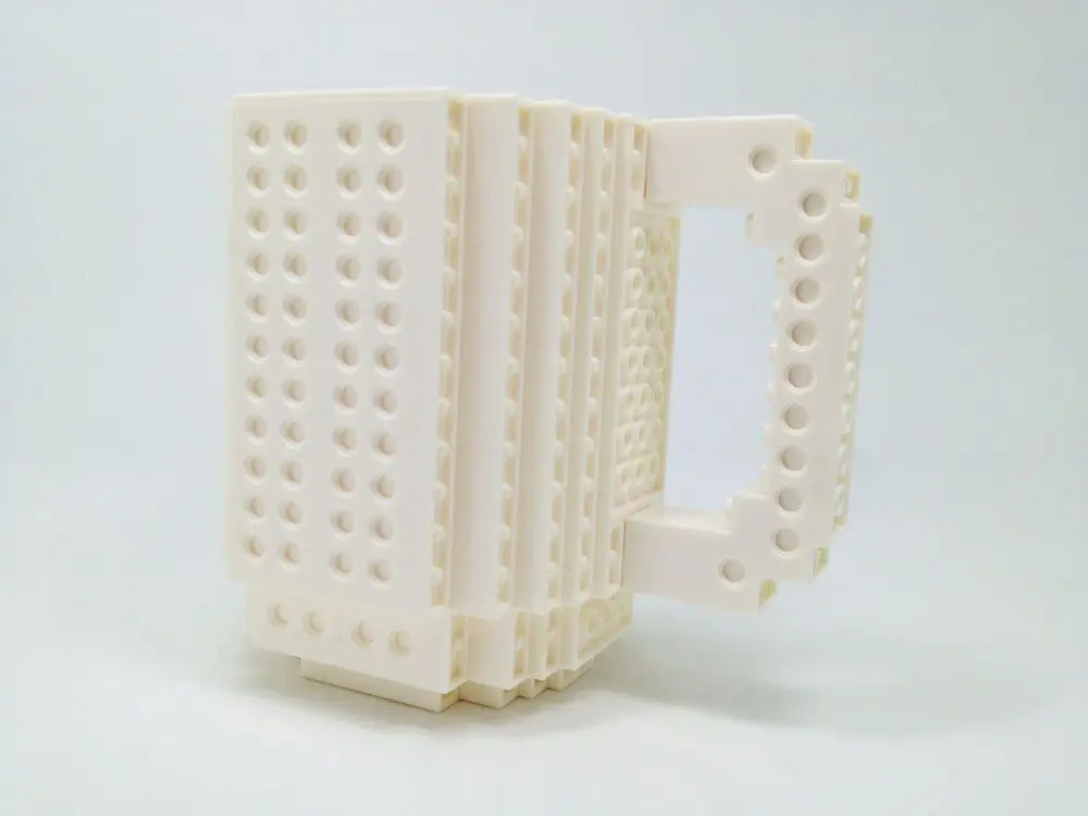 Бесплатная доставка 1 штука строительные кирпичные кружки Lego блоки кофейная