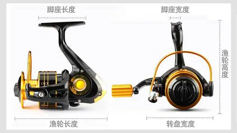 Акция, новая катушка Daiwa, рыболовных колес, металлическая спиннинговая удочка, Haigan Line, опт и