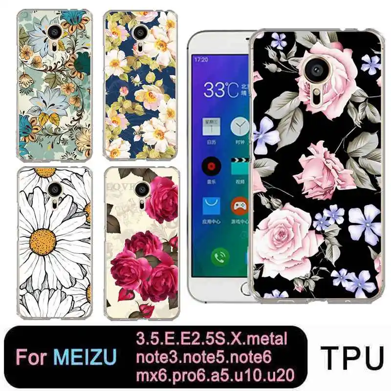 Qmswei мягкий термополиуретановый Чехол для мобильного телефона чехол meilan MX6 pro6 u10 u20