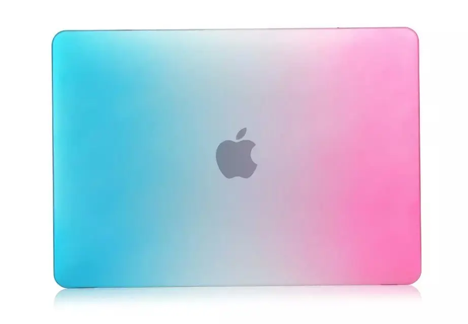 Матовый чехол в Радужном стиле для Macbook Air 11 13 Pro 15 Retina 12 дюймов New Ppro Touchbar A1706