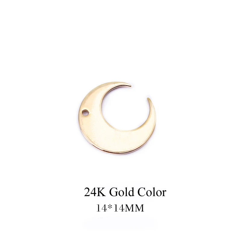 24K Gold Color 10 шт. 24K позолоченные латунные серьги соединитель Серьги Подвески для изготовления ювелирных изделий - Цвет: 24K Gold Color