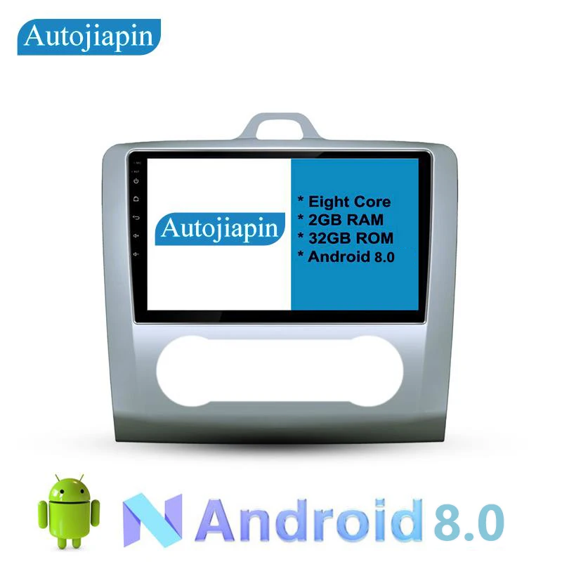 AUTOJIAPIN 9 &quotвосемь ядер Android 8 0 2G ram 1024*600 автомобильная навигация для FORD Focus Mondeo Авто