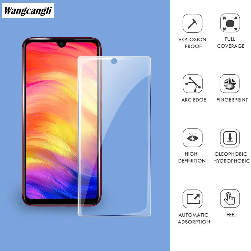 Закаленное стекло для xiaomi redmi note 7 4 Взрывозащищенная защита экрана pro|Защитные