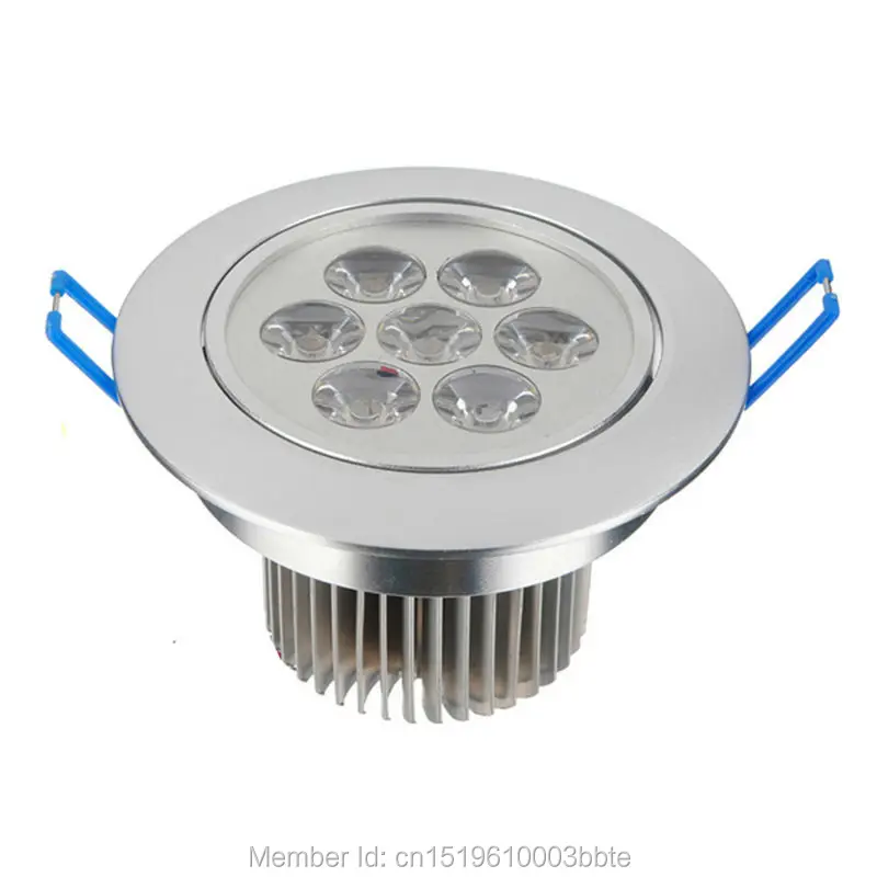 Хорошее качество светодиодный потолочный светильник 7 Вт dimmable Подпушка свет Подпушка огни удара встраиваемые spotlight