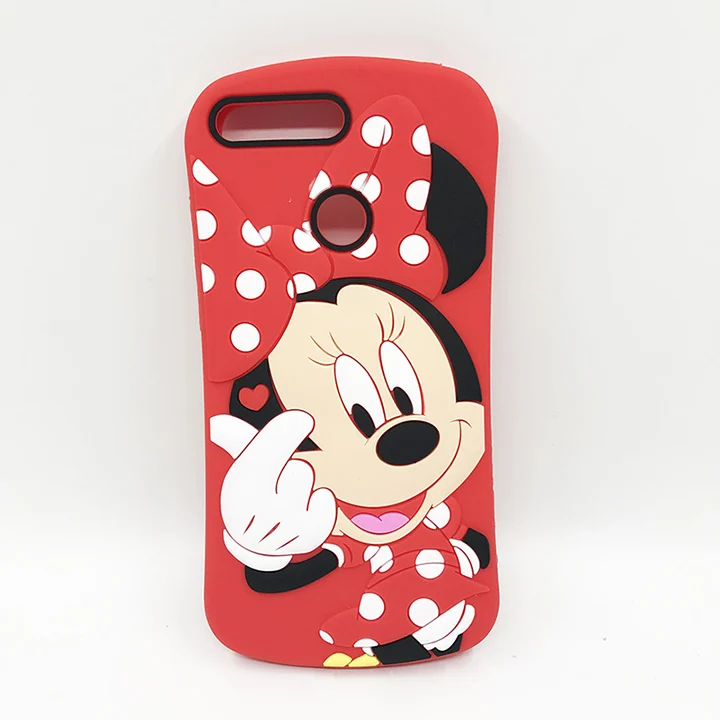 new minnie Милый чехол с объемным котом для huawei Y6 /Y6 Prime, силиконовый чехол, чехол для huawei на Honor 7A Pro, чехол для телефона s - Цвет: new minnie
