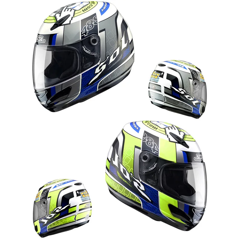 SOL moto rcycle шлем Полнолицевой шлем для мужчин и женщин moto bike capacete highway moto шлем moto cicleta Casque moto Casco 48S