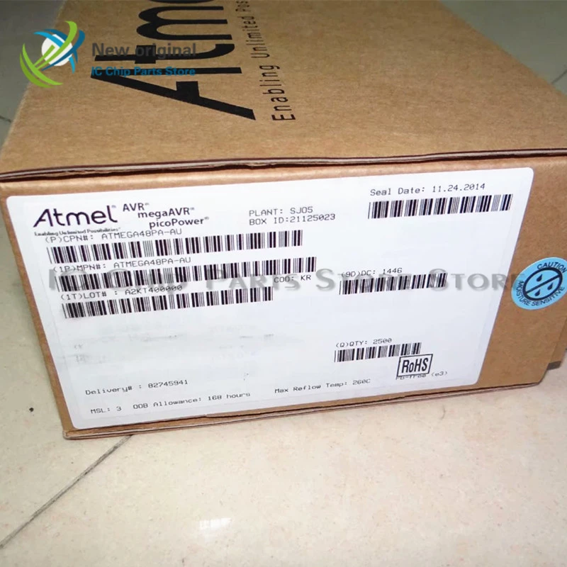 ATMEGA48PA AU QFP32 100% Новый оригинальный интегрированный микросхема|Центральные