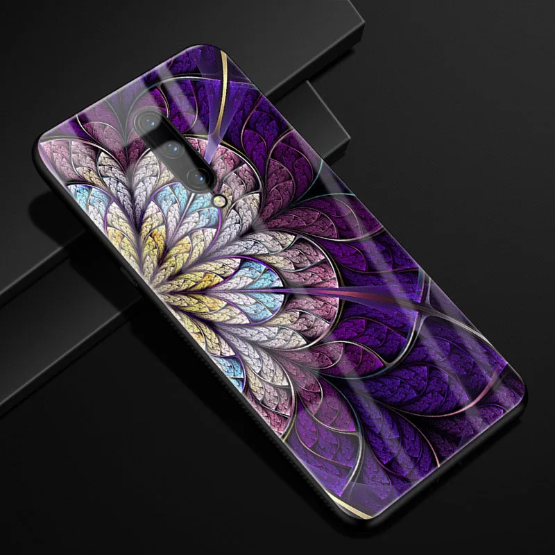 03 Для Oneplus 7 Pro Чехол оргстекло PC чехол для телефона черный TPU бампер чехол для One Plus 7 7Pro Oneplus 7 Pro закаленное стекло чехол - Цвет: 03