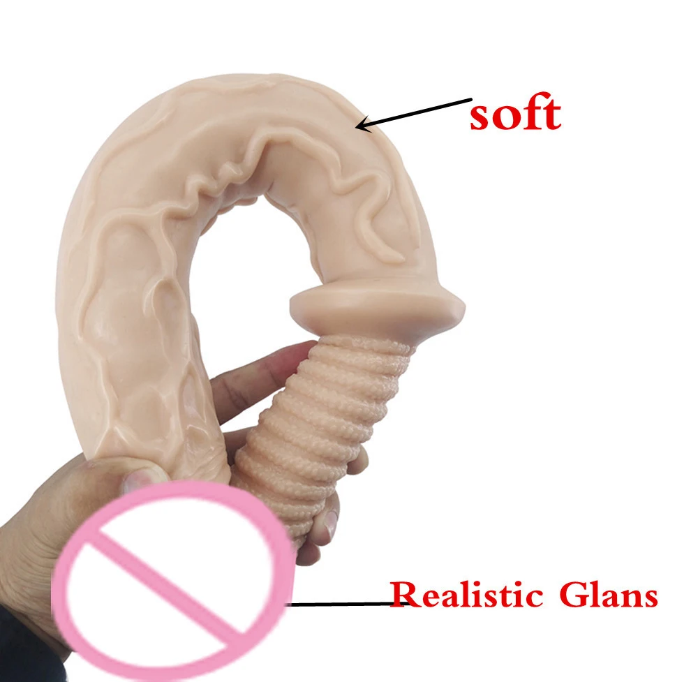 Большой фаллоимитатор 47 см с ручкой секс игрушки для женщин реалистичный
