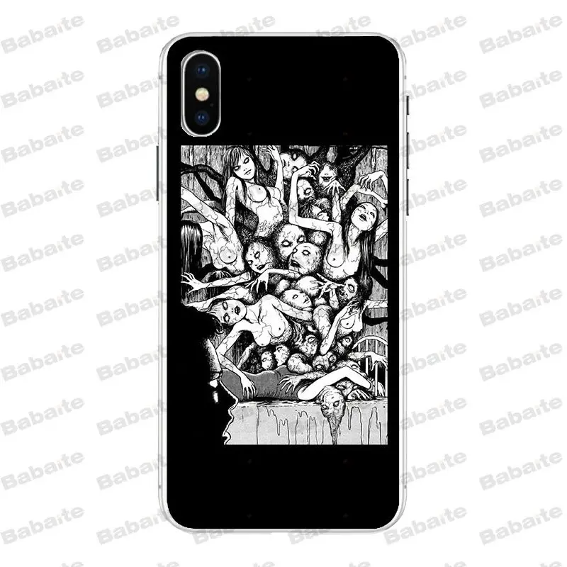 Babaite японский ужас комикс Tomie чехол для телефона для iPhone X XS XR XSMax 6 6S 7 7plus 8 8Plus Xs 5 5S 5c SE11 11pro 11promax