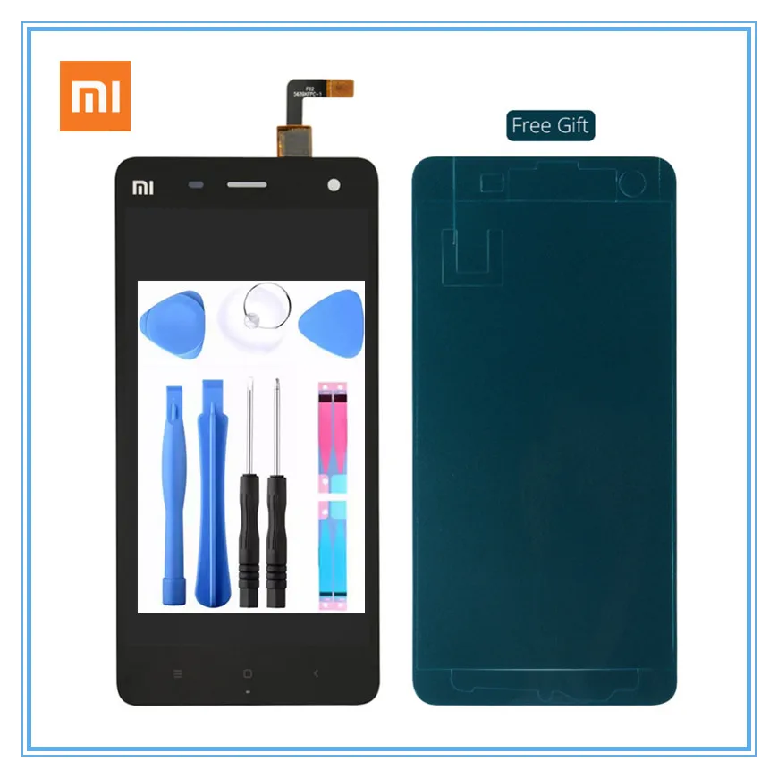 100% оригинал Xiaomi Mi 4 ЖК-дисплей сенсорный экран дигитайзер стеклянная панель
