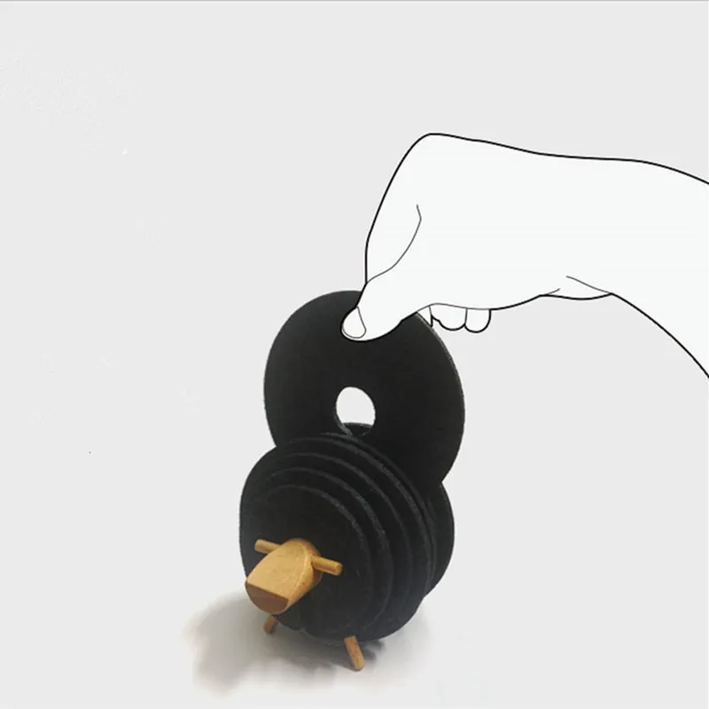 Нескользящий коврик для кружки в форме овцы подставки напитков изолированные