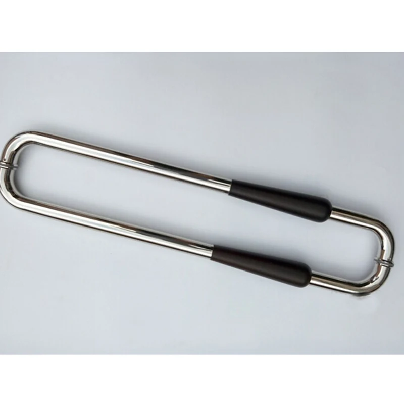 Ручка входной двери полированная 304 нержавеющая сталь и орех деревянные ручки