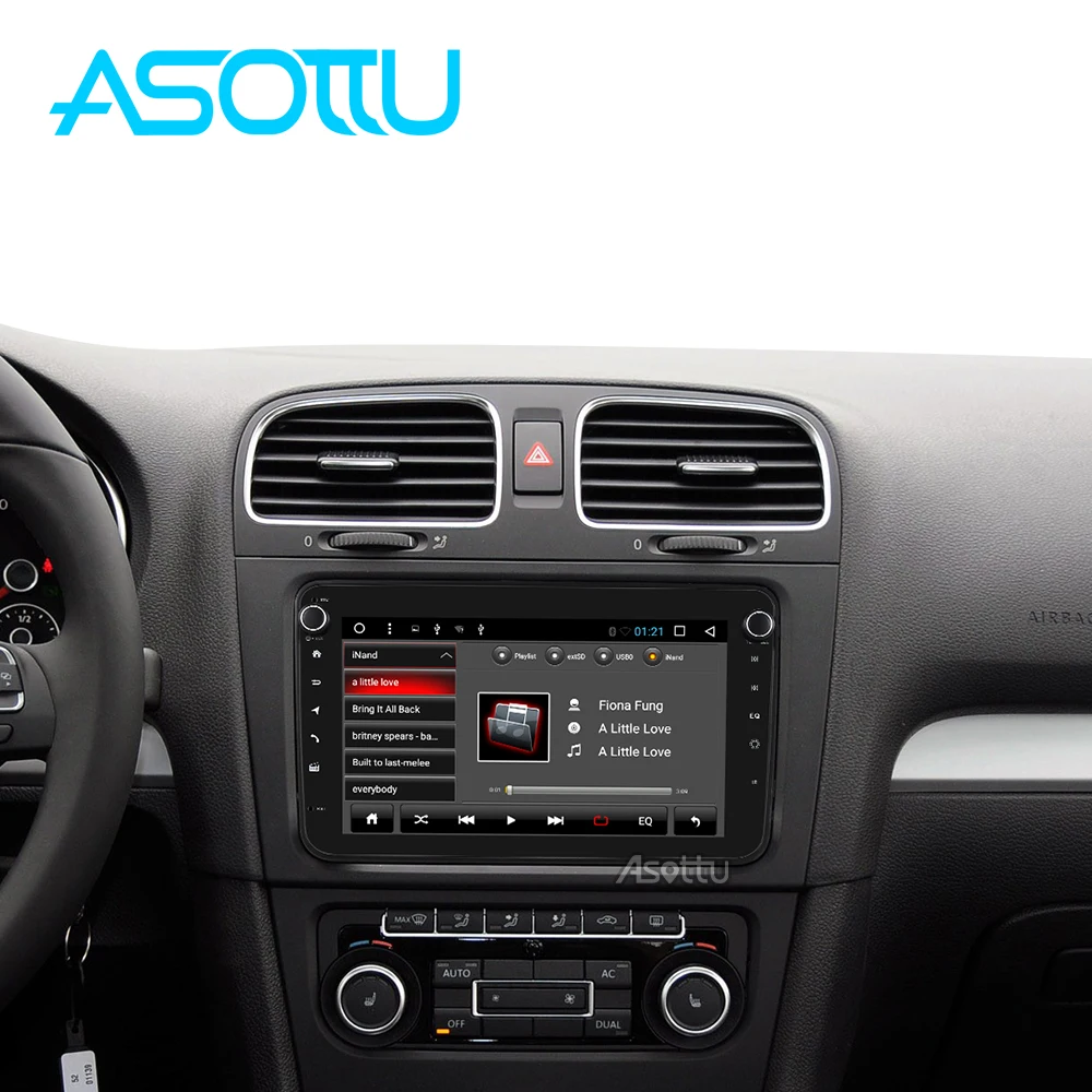 Asottu CDZ8060 android 8,1 автомобильный dvd gps навигатор для skoda для volkswagen golf polo tiguan passat 2 din gps плеер стерео