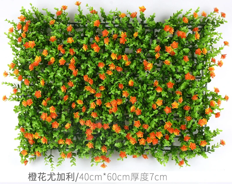 40*60 см DIY искусственные 3D зеленые стены садовый декор растения Трава зеленый Ландшафтный квадратный газон листья эвкалипта газон