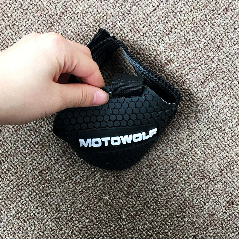 Износостойкая резиновая носочная накладка MOTOWOLF мотоциклетная Накладка для