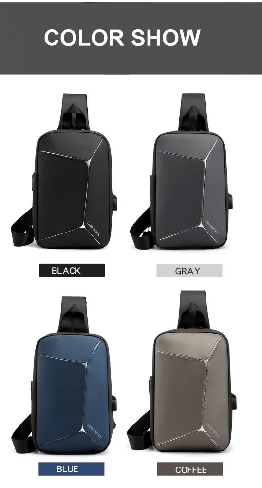 USB рюкзак через плечо Mochilas один ремешок умный рюкзак мужская Сумка дорожная Классическая Подростковая Противоударная городская сумка через плечо