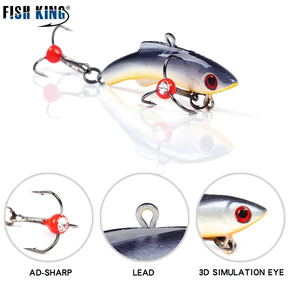 Рыболовная приманка FISH KING зимняя для подледной рыбалки 1 шт. 15 г 20 30 басовые