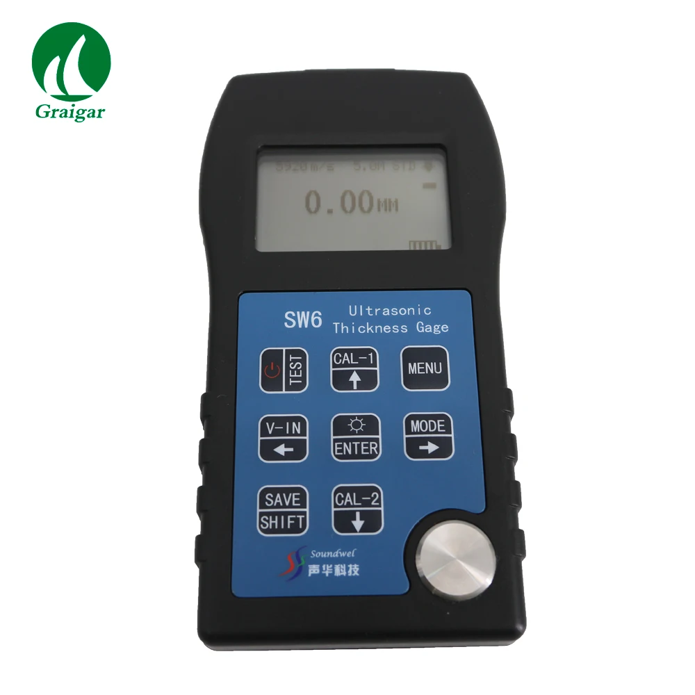 

Portable Ultrasonic Thickness Gauge SW6 Measuring Accuracy ±0.05Mm