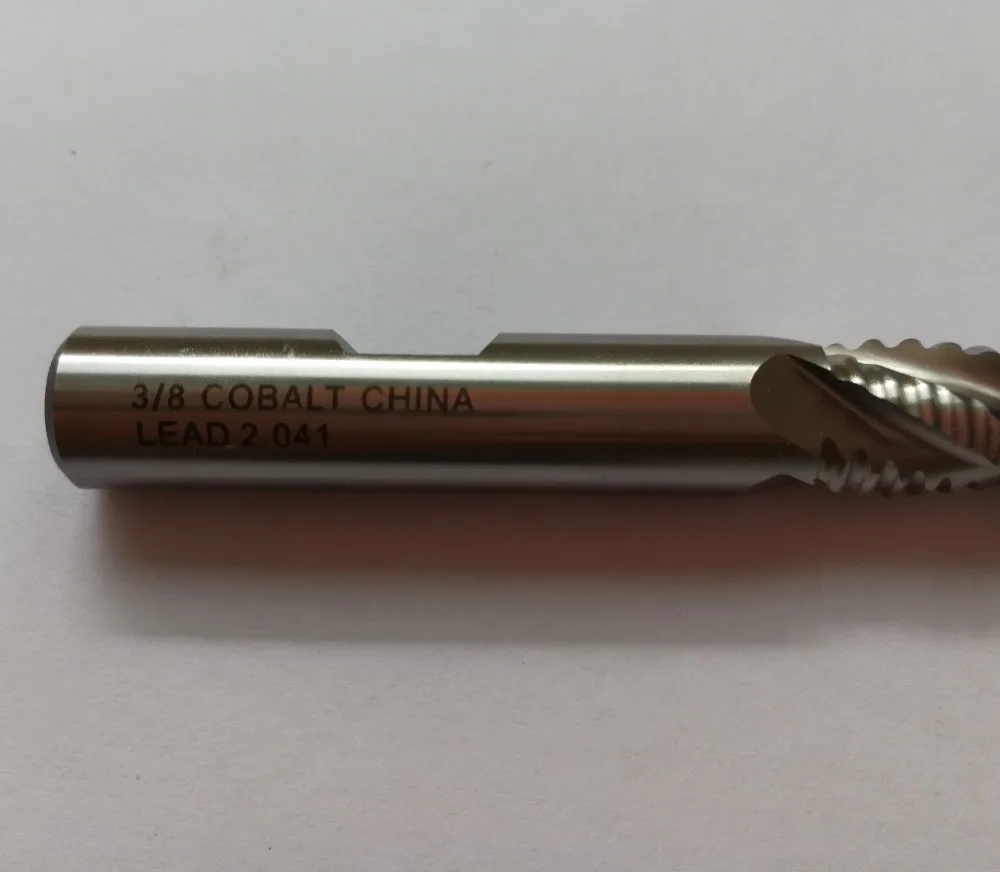 Дюймовые размеры HSS кобальтовые шероховатые квадратные концевые фрезы 4 канавки