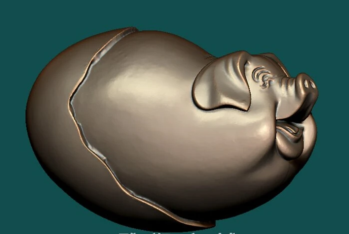 

3d модель, рельеф для ЧПУ в формате STL Cute pig