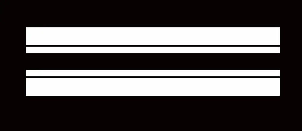 Белый Цветные полосы, автомобильные наклейки, спортивные полосы, авто капот, наклейка для MINI Cooper S R56 R60 R61 F54 F55 F56, внешние аксессуары - Название цвета: Белый