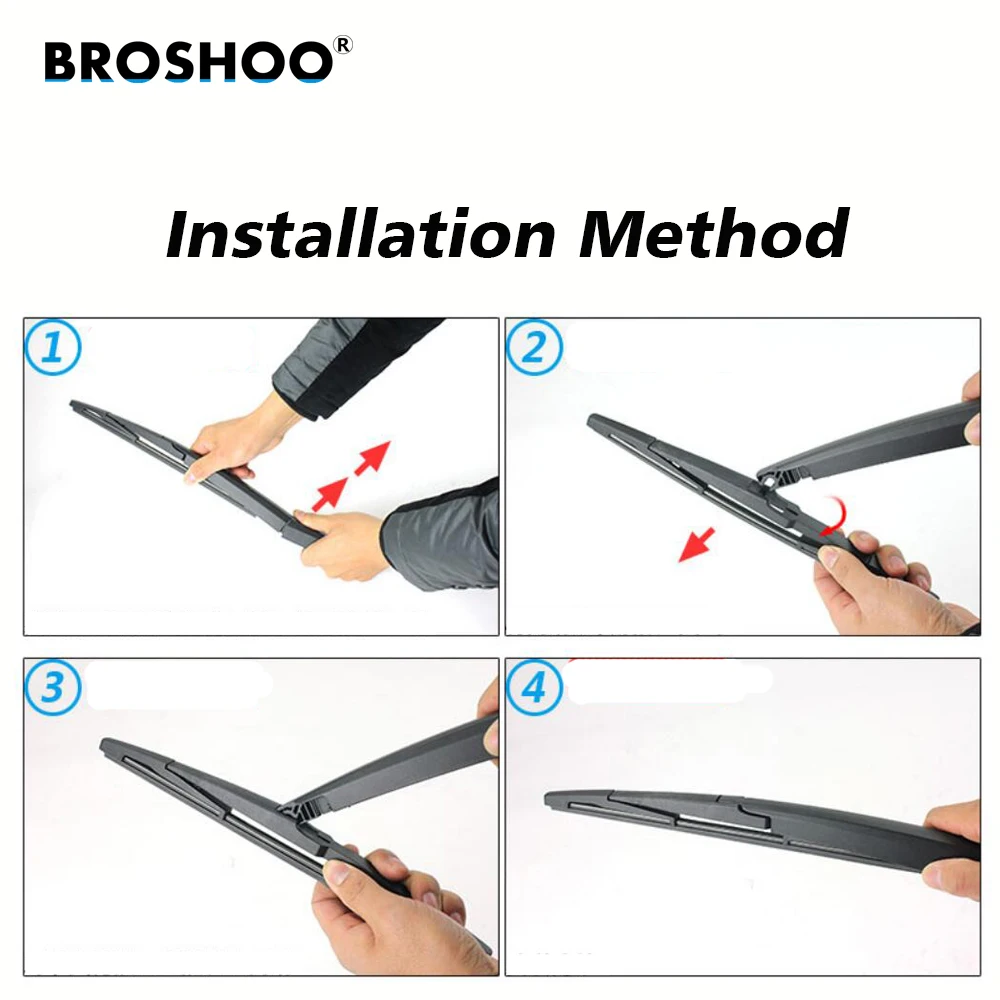 

BROSHOO Car Rear Wiper Blades Back Windscreen Wiper Arm For Chrysler Pacifica Hatchback (2016-) 355mm,Windshield Auto Styling