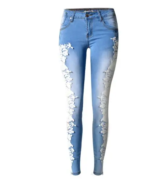 Женские джинсовые брюки-карандаш эластичные облегающие брюки с низкой талией и