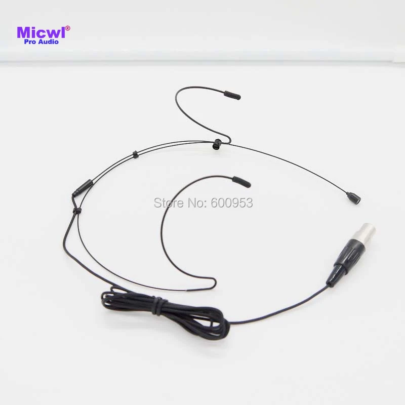 Всенаправленный микрофон MICWL для гарнитуры TA4F мини Shure UT PGX SLX ULX UGX беспроводная