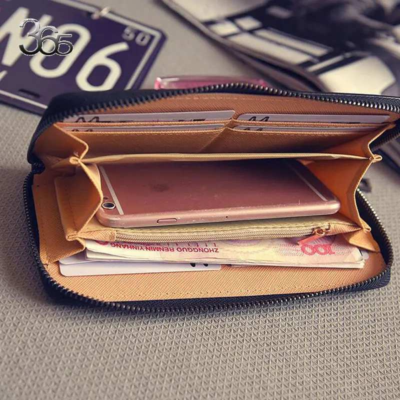 Бесплатная Доставка Женщины Длинные Сцепления Панк Осла Кошелек Кожаный