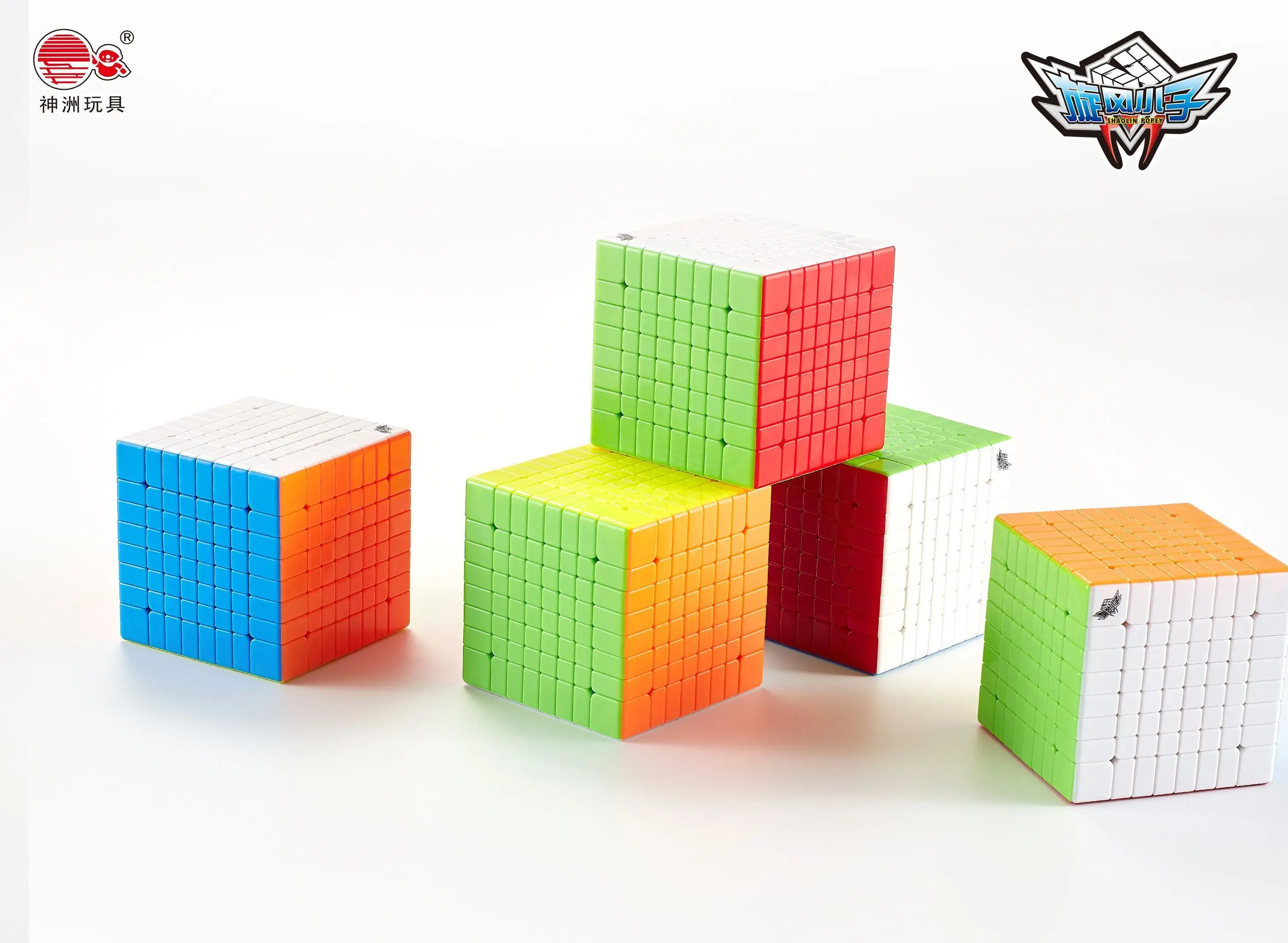 Новинка, циклон для мальчиков, 8x8, 8 слойный кубик, без наклеек, магические кубики, головоломка, развивающие игрушки для детей, Магический кубик для мальчиков 8x8