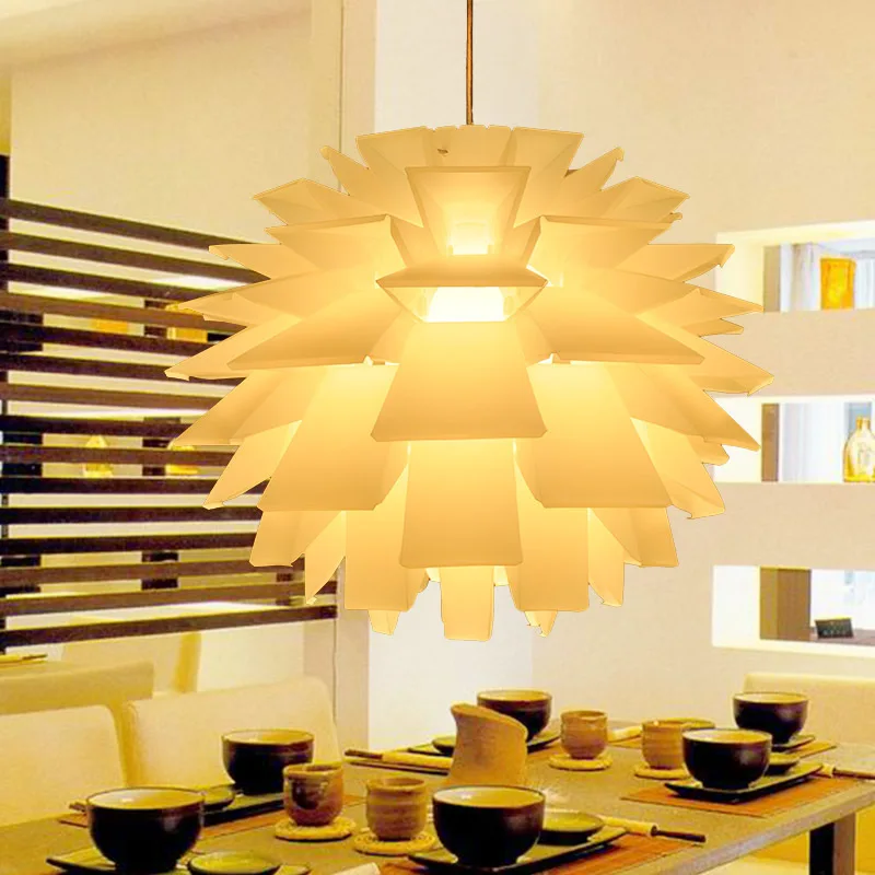 16 &quotСовременная заключенная сделка акриловый подвесной светильник для столовой