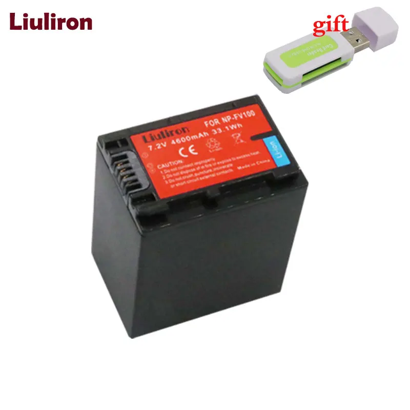 battery only Акумуляторная батарея аккумуляторов NP FV100 NP-FV100 FV100 Батарея батареи для sony NP-FV30 NP-FV50 NP-FV70 SX83E SX63E FDR-AX100E AX100E HDR камера - Цвет: battery only
