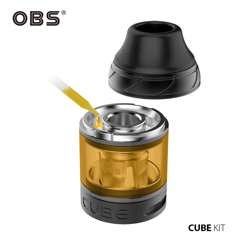 Оригинальный obs куб subohm бак 2 мл/4 мл электронная сигарета распылитель и M1 сетка