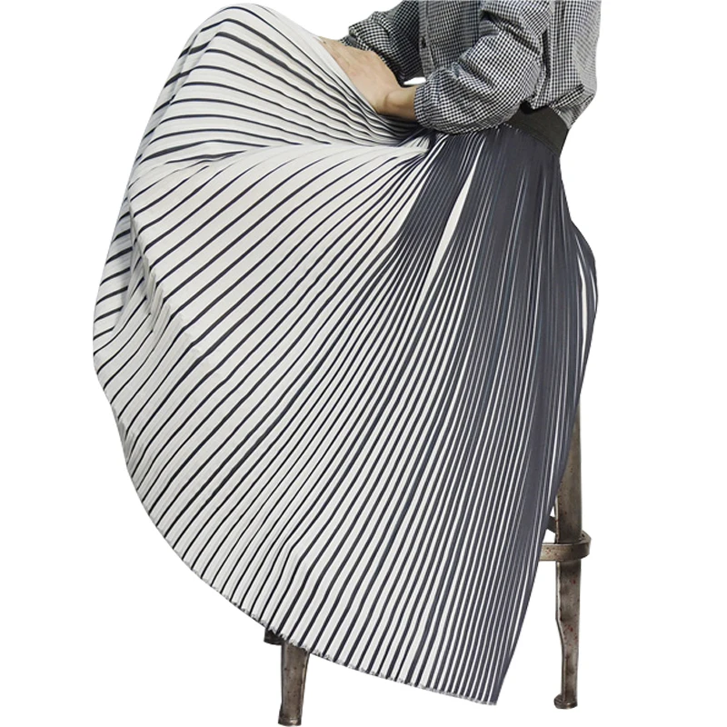 Женская длинная Плиссированная Юбка Yuxinfeng летняя пляжная шифоновая юбка макси с