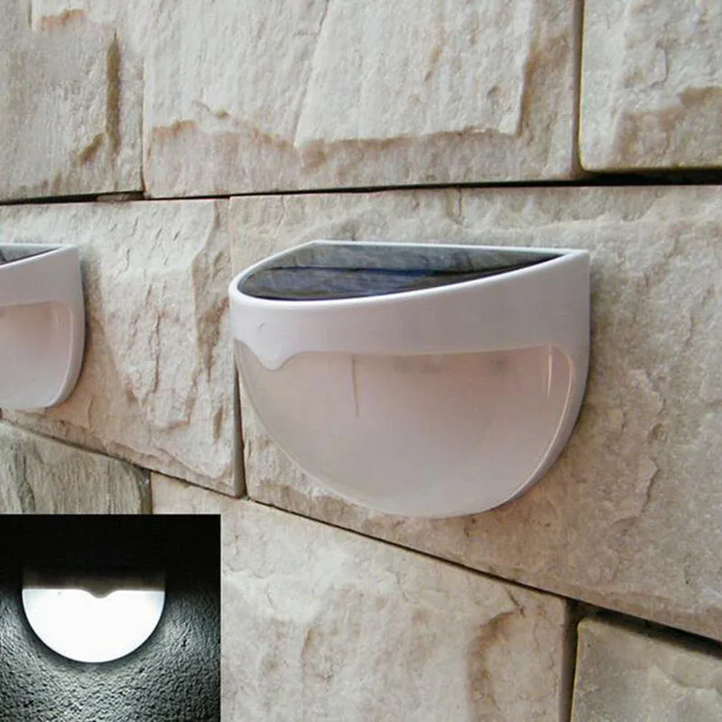 Водонепроницаемый уличный сенсор 6 светодиодных ламп на солнечной батарее для