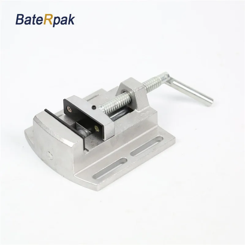BateRpak мини пластинчатые плоскогубцы, маленькие деревянные/металлические настольные плоскогубцы 2,5 дюйма, сделанные из алюминиевого сплава