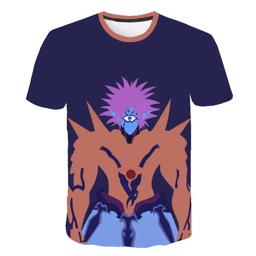 picture color One Punch Man Saitama Sensei, японское аниме, 3D забавная футболка, летняя повседневная футболка с круглым вырезом для мужчин и женщин, одежда с коротким рукавом - Цвет: picture color