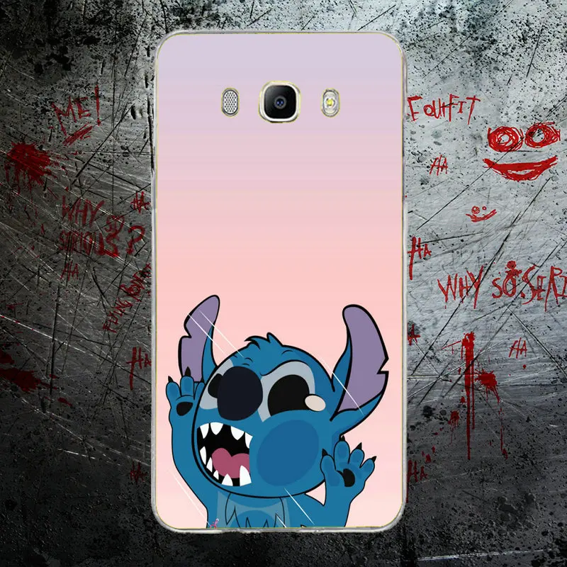 Для Samsung Galaxy A3 A5 A8 J1 J2 J3 J5 J7 основа мягкие силиконовые чехлы для мобильного телефона из термопластика Симпатичный мультфильм Лило стежка