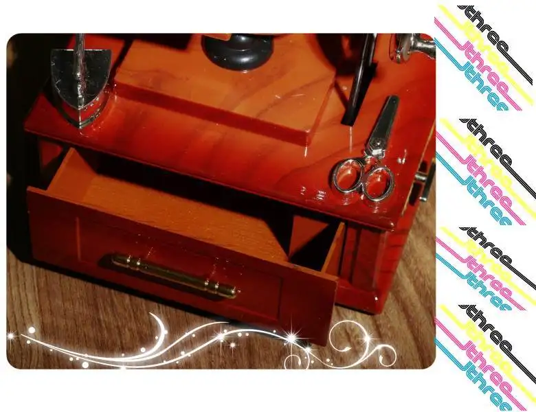 Музыкальная шкатулка в стиле ретро для швейных машин музыкальная подарок на день