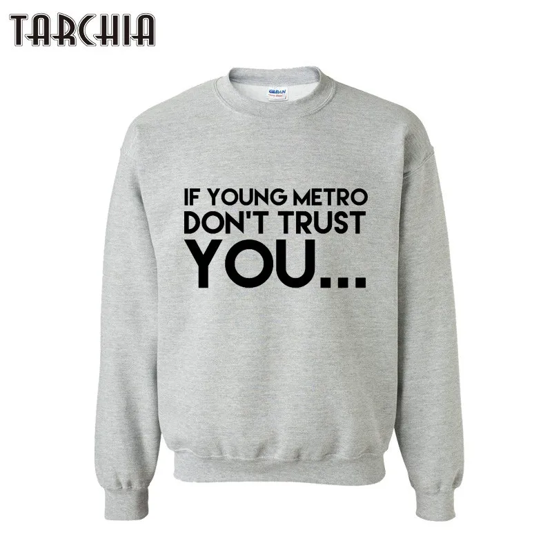 Толстовка бренда TARCHIA IF YOUNG METRO фирменная одежда пуловер с принтом мужские