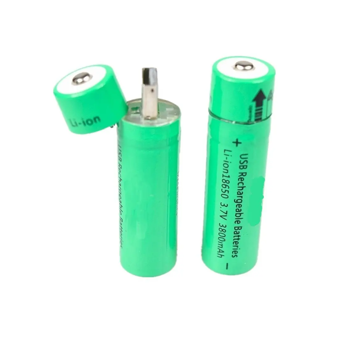 GTF 1 шт 18650 USB Перезаряжаемый 3800mAh 3 7 V литий ионный|ion 18650|ion usbusb |