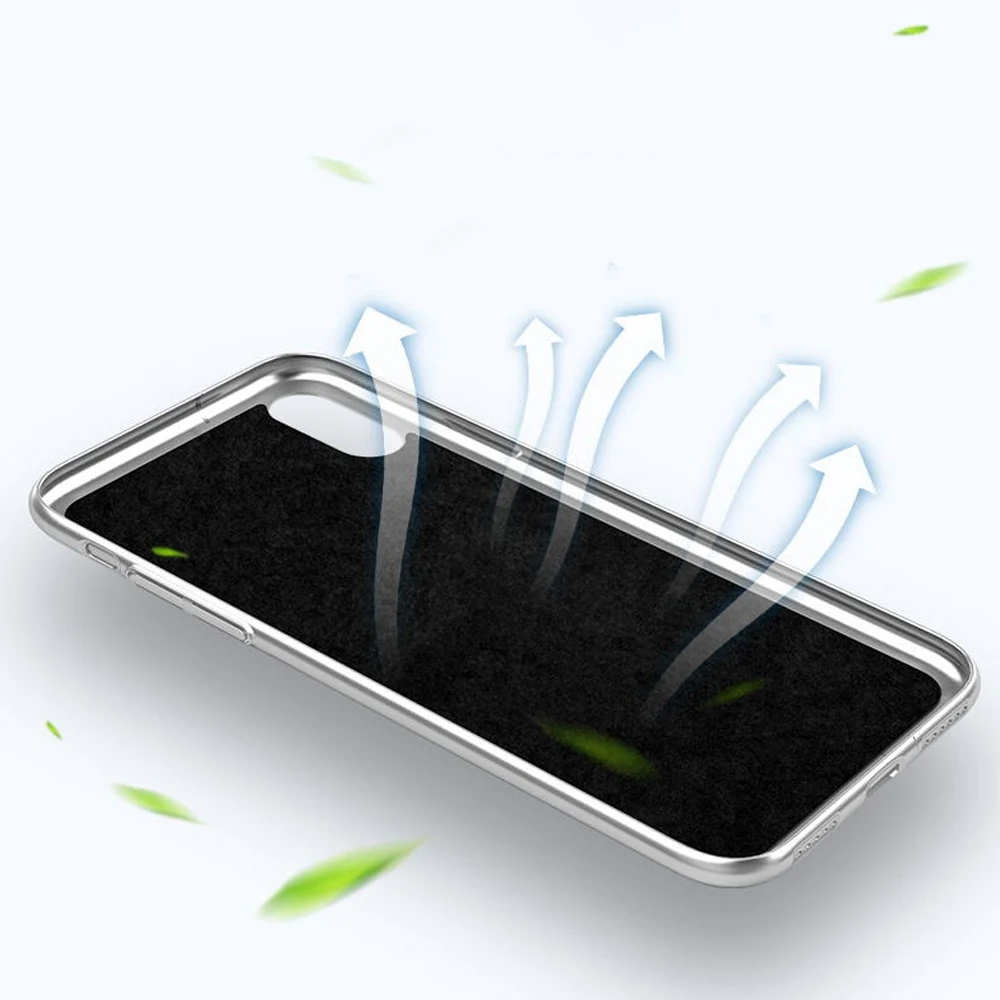 KISSCASE роскошный Магнитный ТПУ защитный чехол для iPhone 7 8 6 X XR XS простые чехлы Max Plus Capa